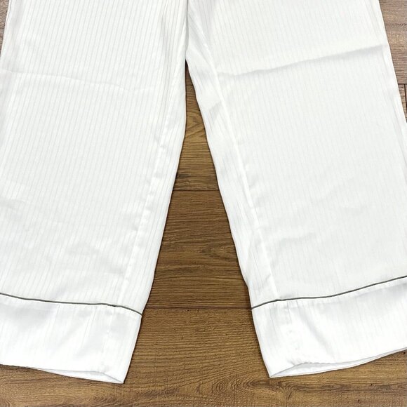 NAP Loungewear Pants Womens XXL Wide Leg Palazzo Pajama Faint Stripe Pull On - Picture 3 of 16